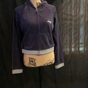 JUICY Terry Striped Zip Jacket